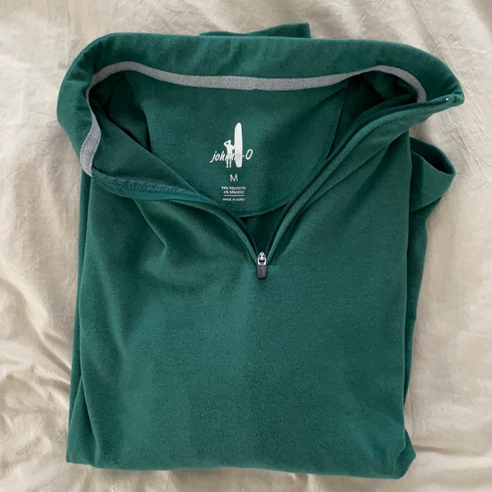 Green Johnnie-O Quarter Zip